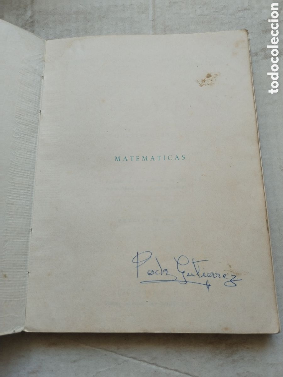 Libros de segunda mano: MATEM&Aacute;TICAS QUINTO DE BACHILLER - Foto 2