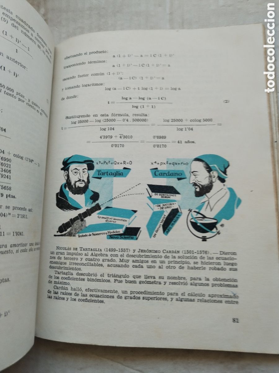 Libros de segunda mano: MATEM&Aacute;TICAS QUINTO DE BACHILLER - Foto 6