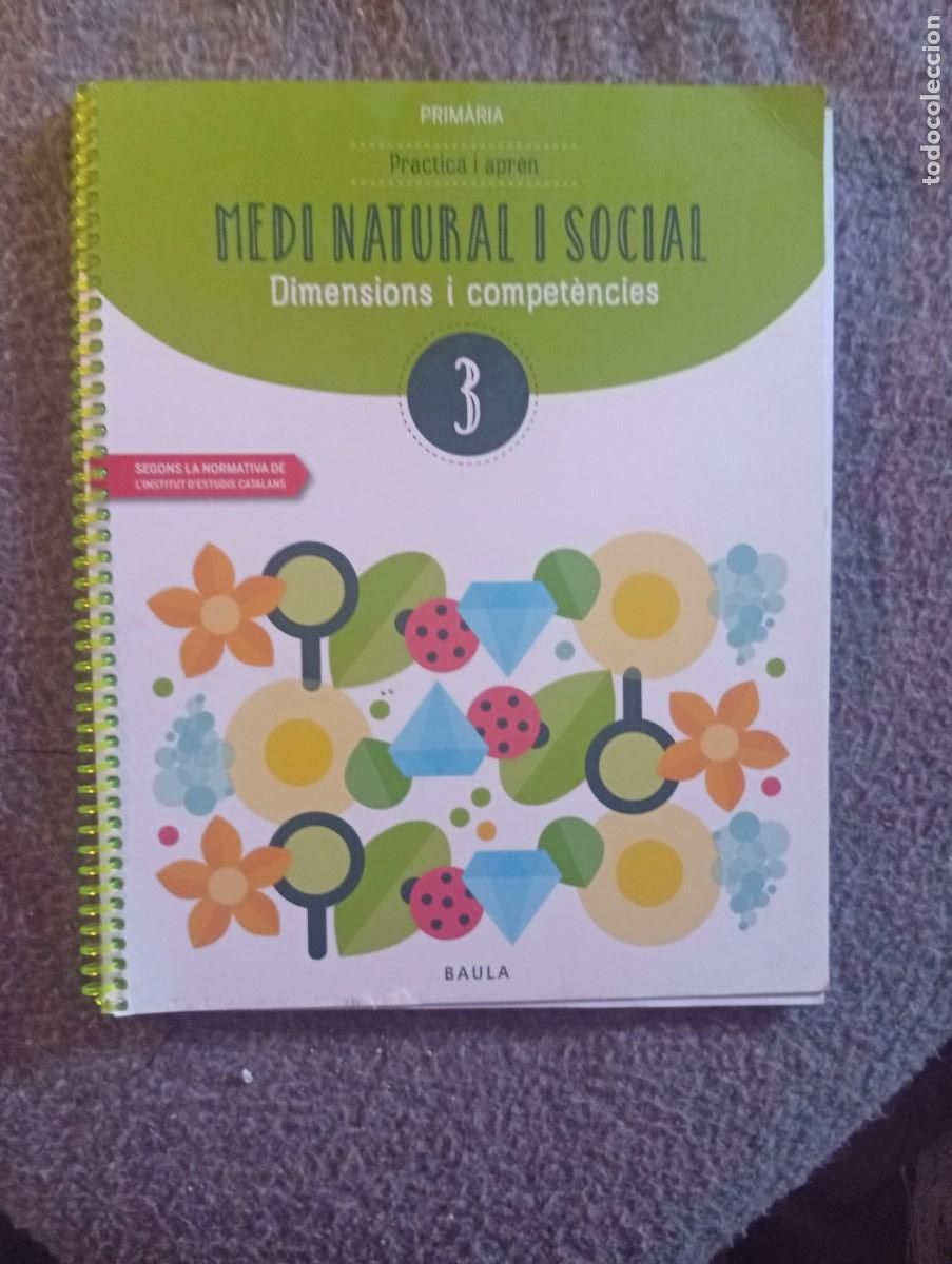 Libros de segunda mano: Libro de texto infantil , medi natural i social 3 - Foto 1
