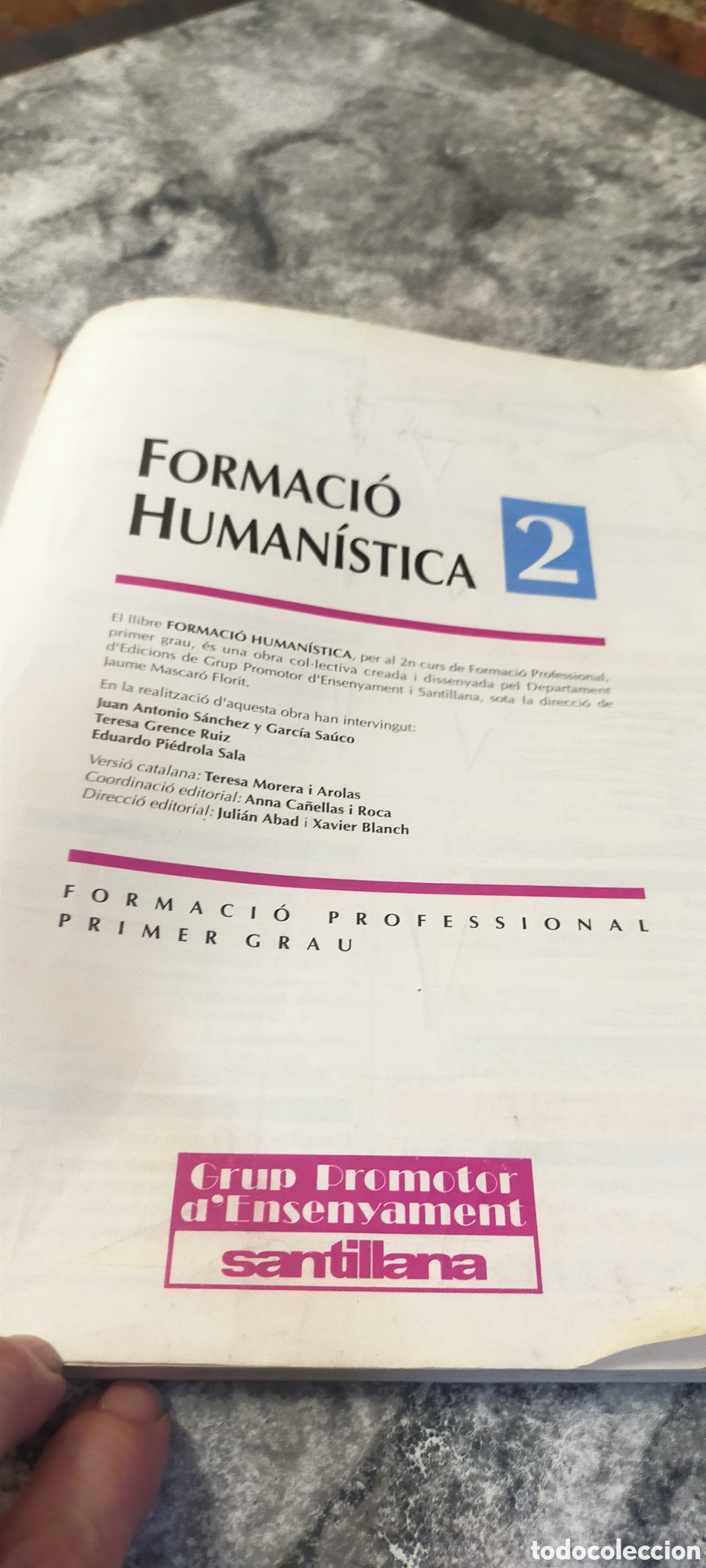 Libros de segunda mano: Formaci&oacute; human&iacute;stica 2 Formaci&oacute; Professional, primer grau - Foto 4