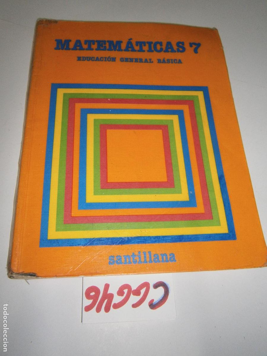 Libros de segunda mano: ANTIGUO LIBRO DE TEXTO - MATEMATICAS 7&ordm; EGB - Foto 1