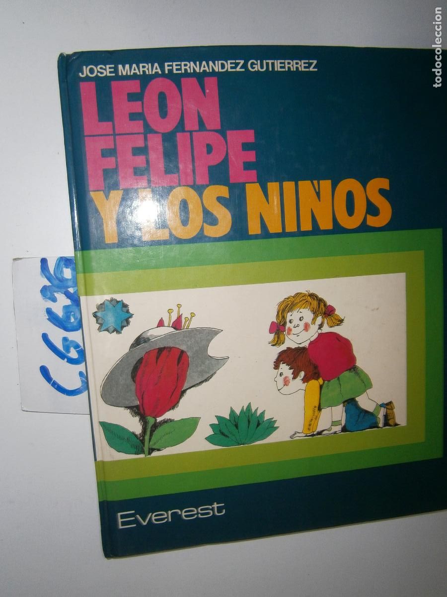 Libros de segunda mano: ANTIGUO LIBRO DE TEXTO - LEON FELIPE Y LOS NI&Ntilde;OS - Foto 1
