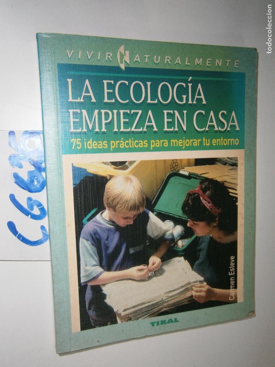 Libros de segunda mano: ANTIGUO LIBRO DE TEXTO - LA ECOLOGIA EMPIEZA EN CASA - Foto 1
