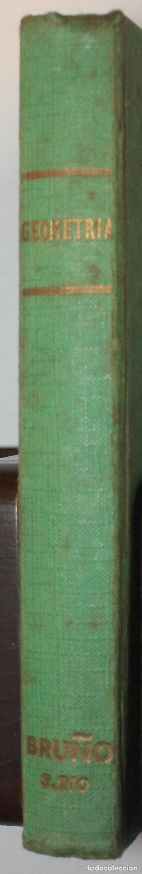 Libros de segunda mano: GEOMETRIA, TERCER GRADO, EDITORIAL BRU&Ntilde;O 1966 - Foto 2