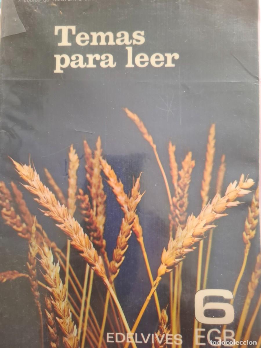 Libros de segunda mano: temas para leer vv aa 6&ordm; EGB - Foto 1