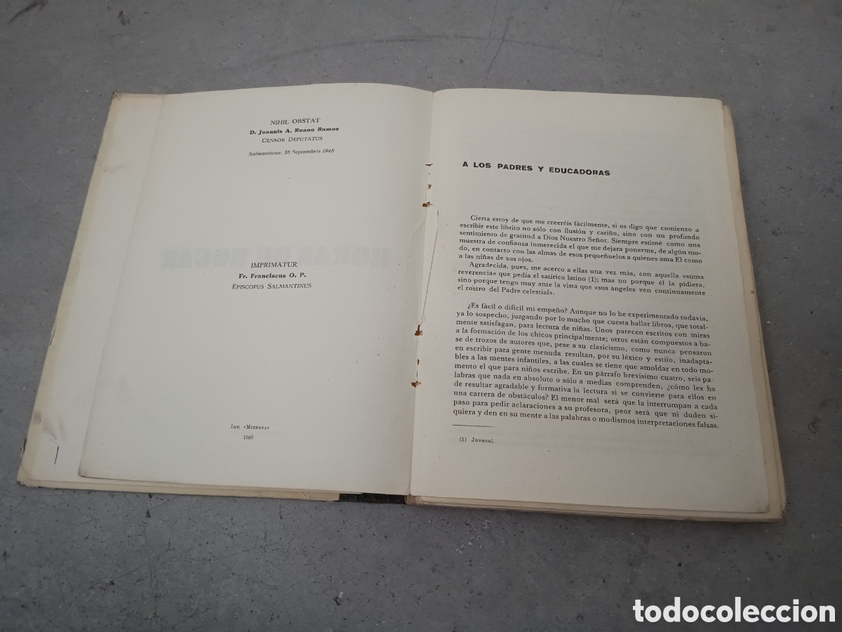 Libros de segunda mano: HORAS DE HOGAR - E. SANCHEZ - ED. ACI 1949 - Foto 4