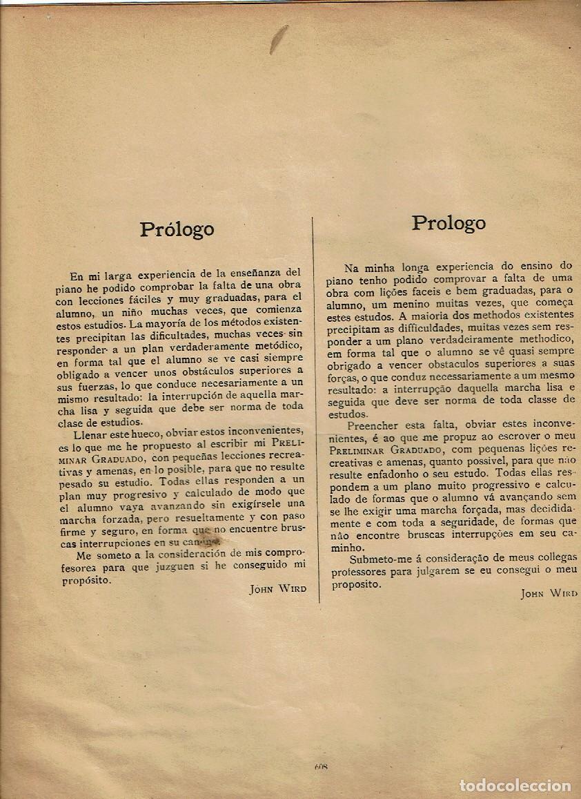 Libros de segunda mano: PRELIMINAR GRADUADO PIANO WIRD - Foto 3