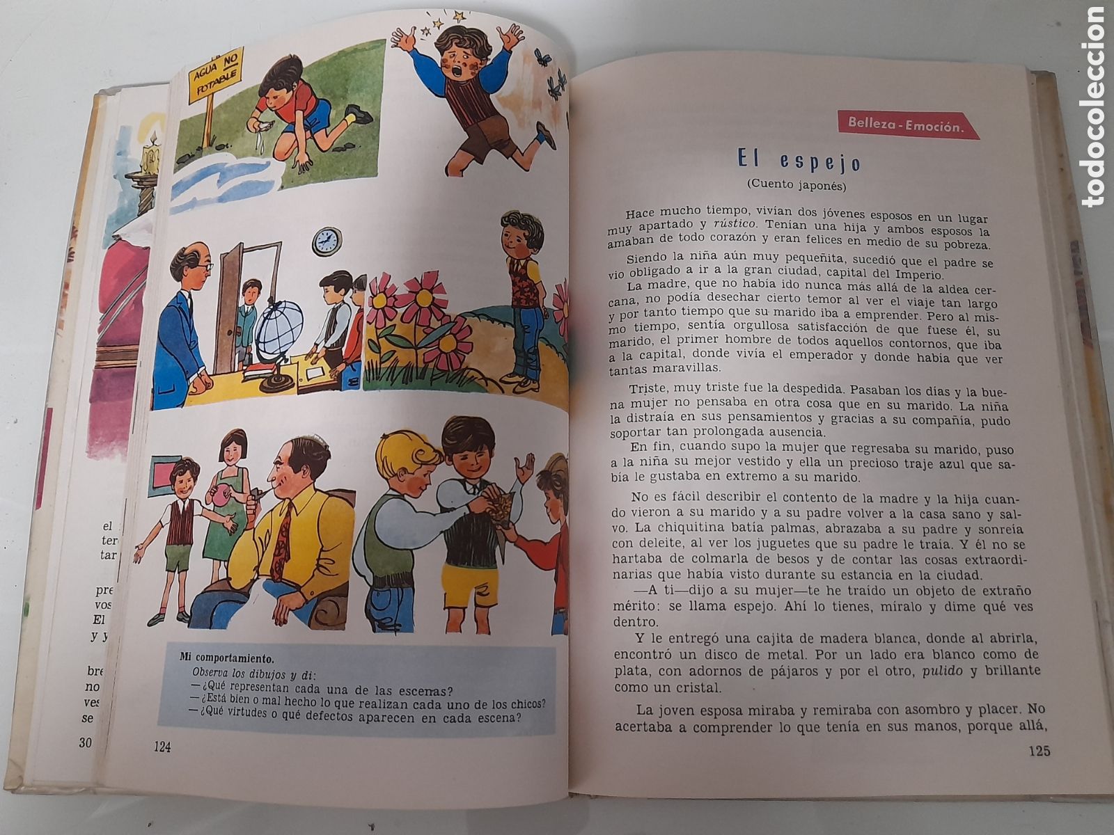 Libros de segunda mano: ANTIGIO LIBRO DE TEXTO, 4&deg; E G.B. . SENTIMIENTOS. EDITORIAL S.M. A&Ntilde;O 1974 - Foto 5