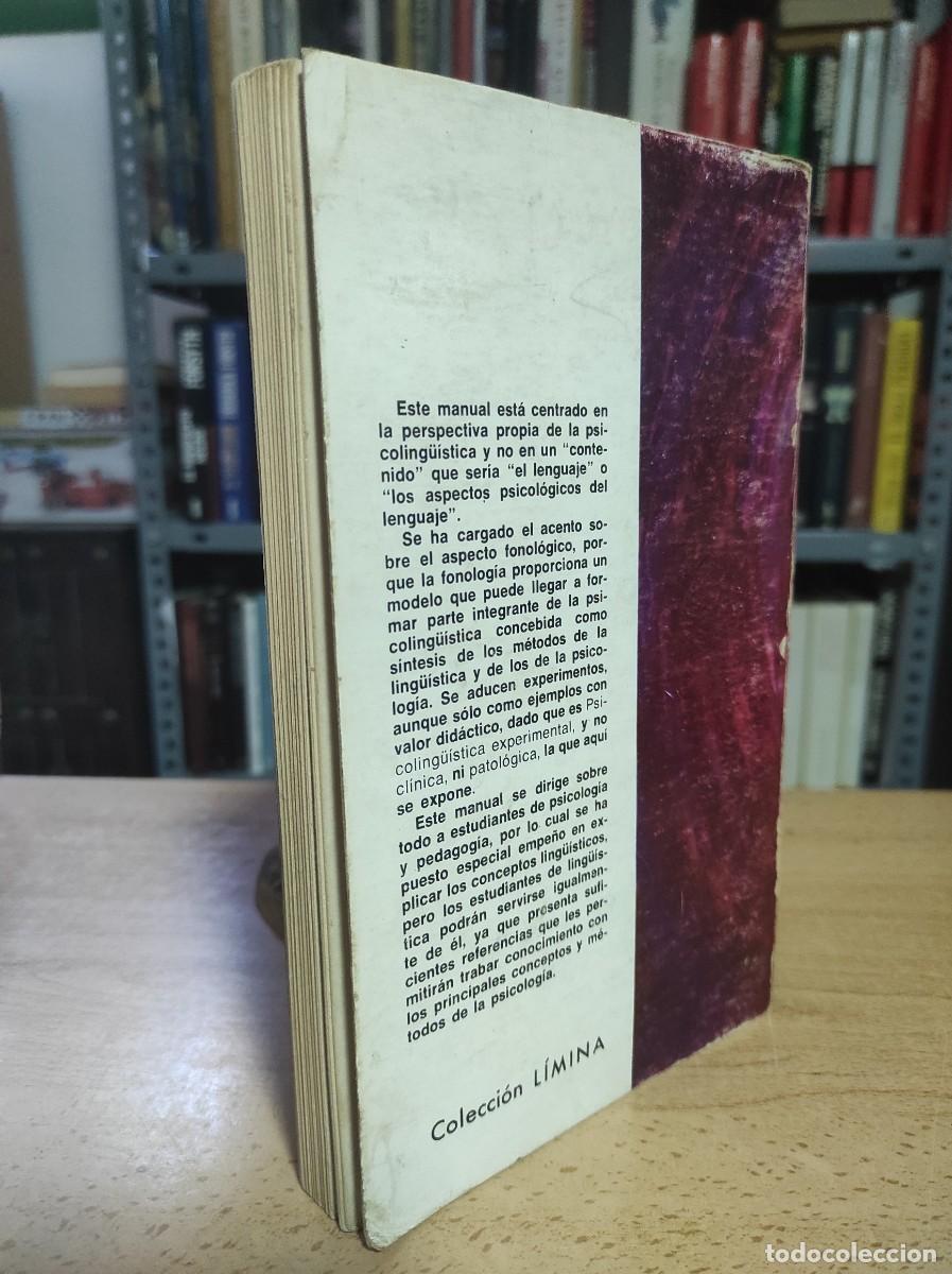 Libros de segunda mano: INTRODUCCION A LA PSICOLING&Uuml;ISTICA - PETERFALVI, JEAN-MICHEL - Foto 5
