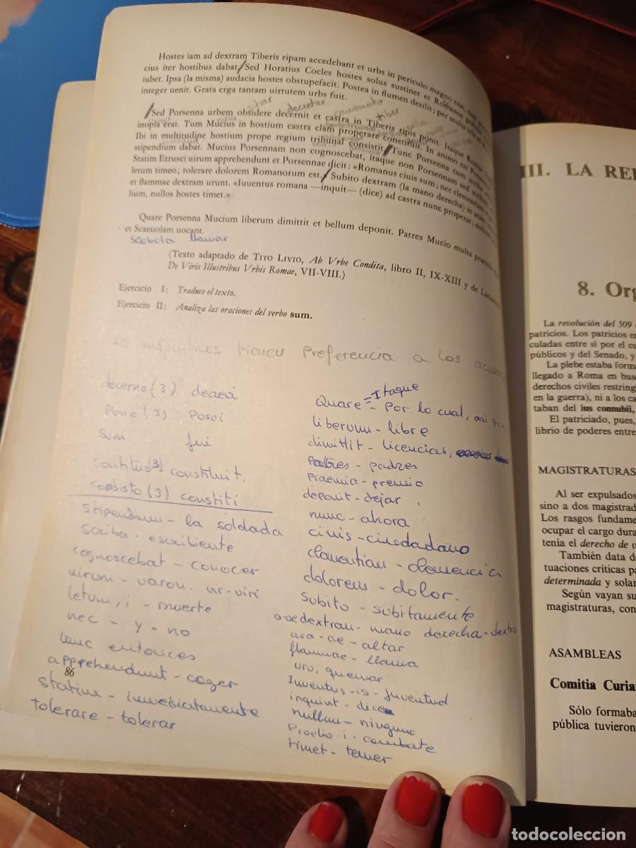 Libros de segunda mano: LIBRO DE LAT&Iacute;N DE 2&deg; BUP EDITORIAL MAGISTERIO 1985 - Foto 6