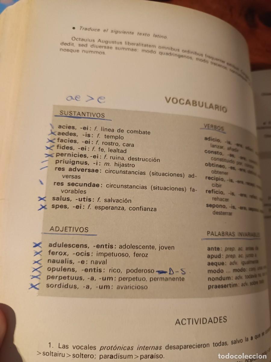 Libros de segunda mano: LIBRO DE LAT&Iacute;N DE 2&deg; BUP EDITORIAL MAGISTERIO 1985 - Foto 7
