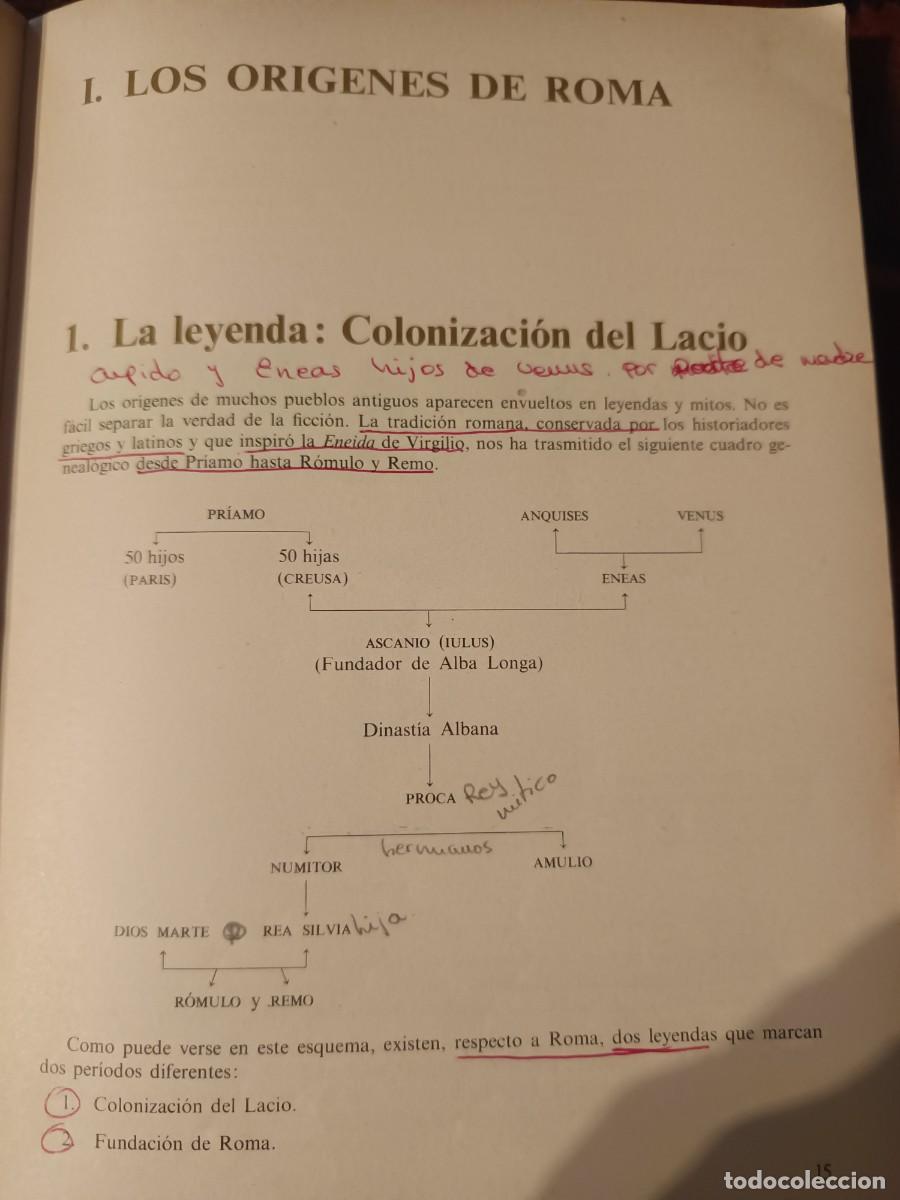 Libros de segunda mano: LIBRO DE LAT&Iacute;N DE 2&deg; BUP EDITORIAL MAGISTERIO 1985 - Foto 12