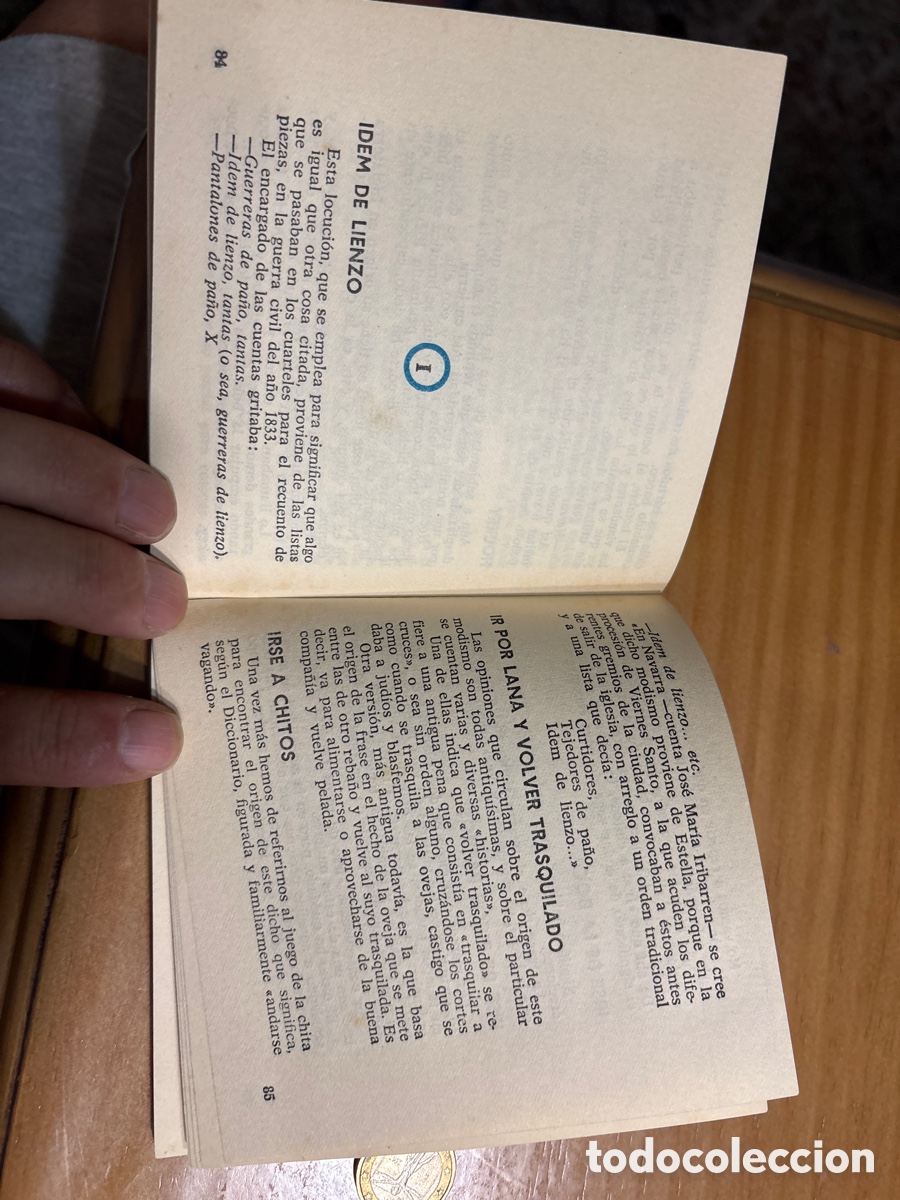 Libros de segunda mano: El origen de lis refranes 1963 - Foto 4