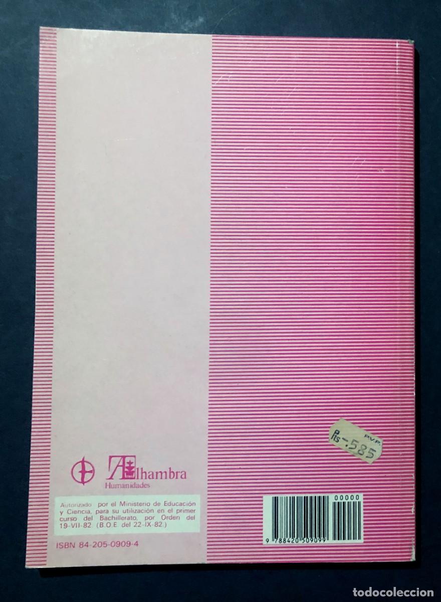 Libros de segunda mano: LIBRO TEXTO / &Eacute;TICA 1&ordm; B.U.P. / ED. ALHAMBRA 1990 / SIN USAR - Foto 3