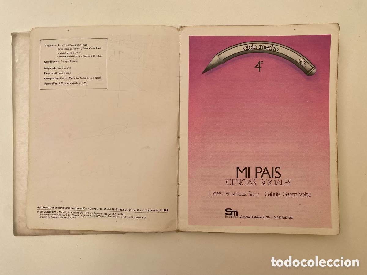 Libros de segunda mano: Libro de Ciencias Sociales de Cuarto de EGB - Foto 2