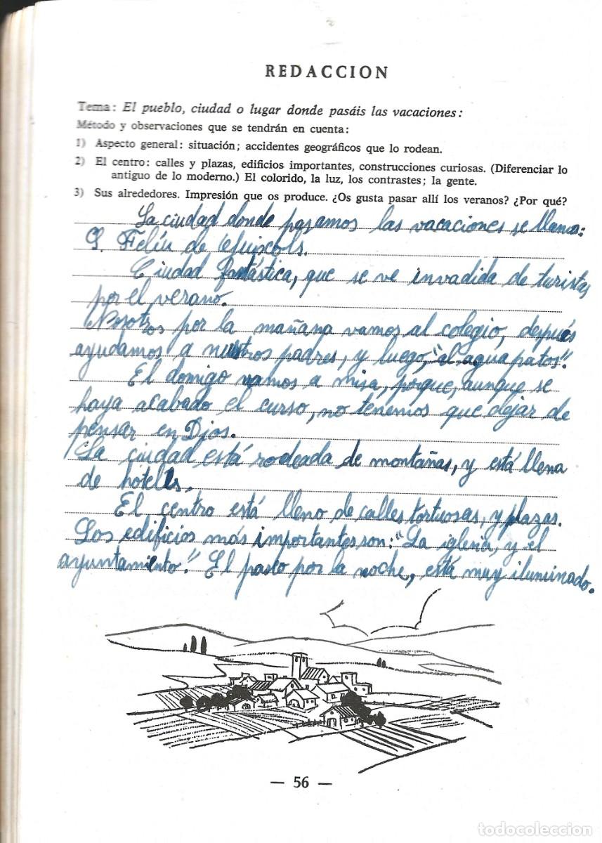 Libros de segunda mano: PR&Aacute;CTICAS Y EJERCICIOS DE VACACIONES.TEIDE 1ER. CURSO DE BACHILLERATO 1963 - Foto 3
