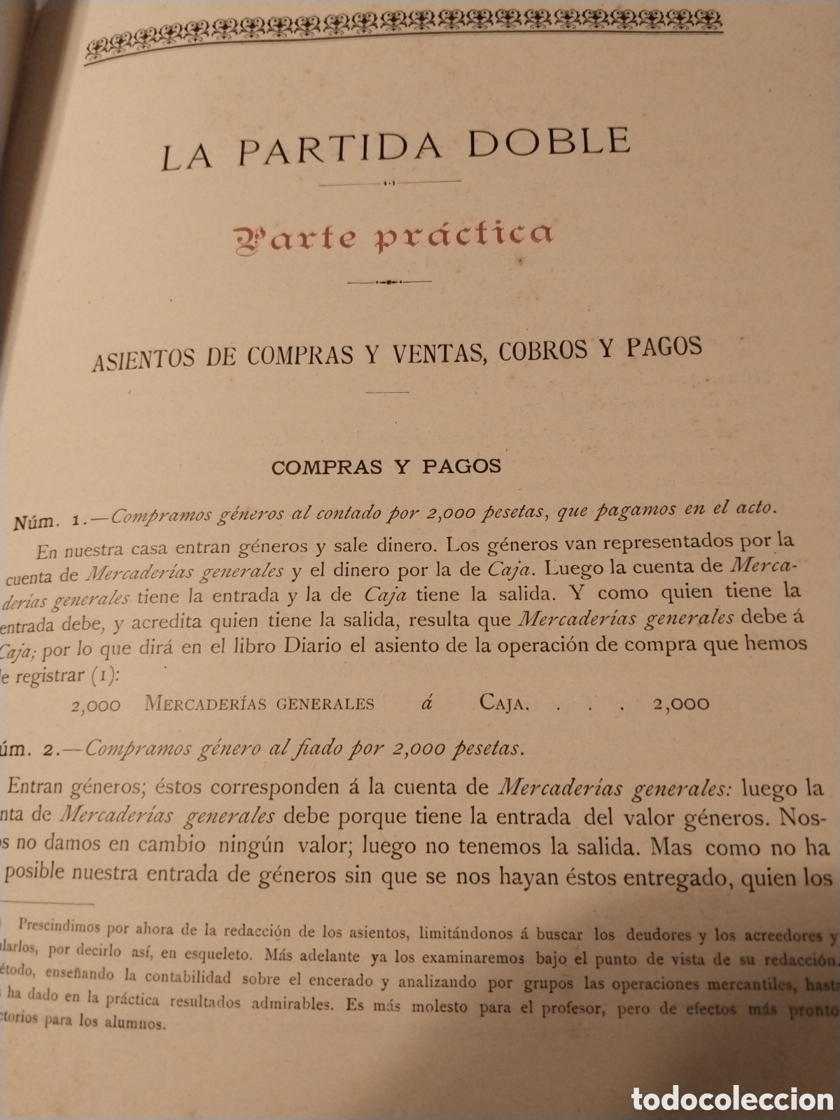 Libros de segunda mano: La partida doble.Parte te&oacute;rica y pr&aacute;ctica. - Foto 3