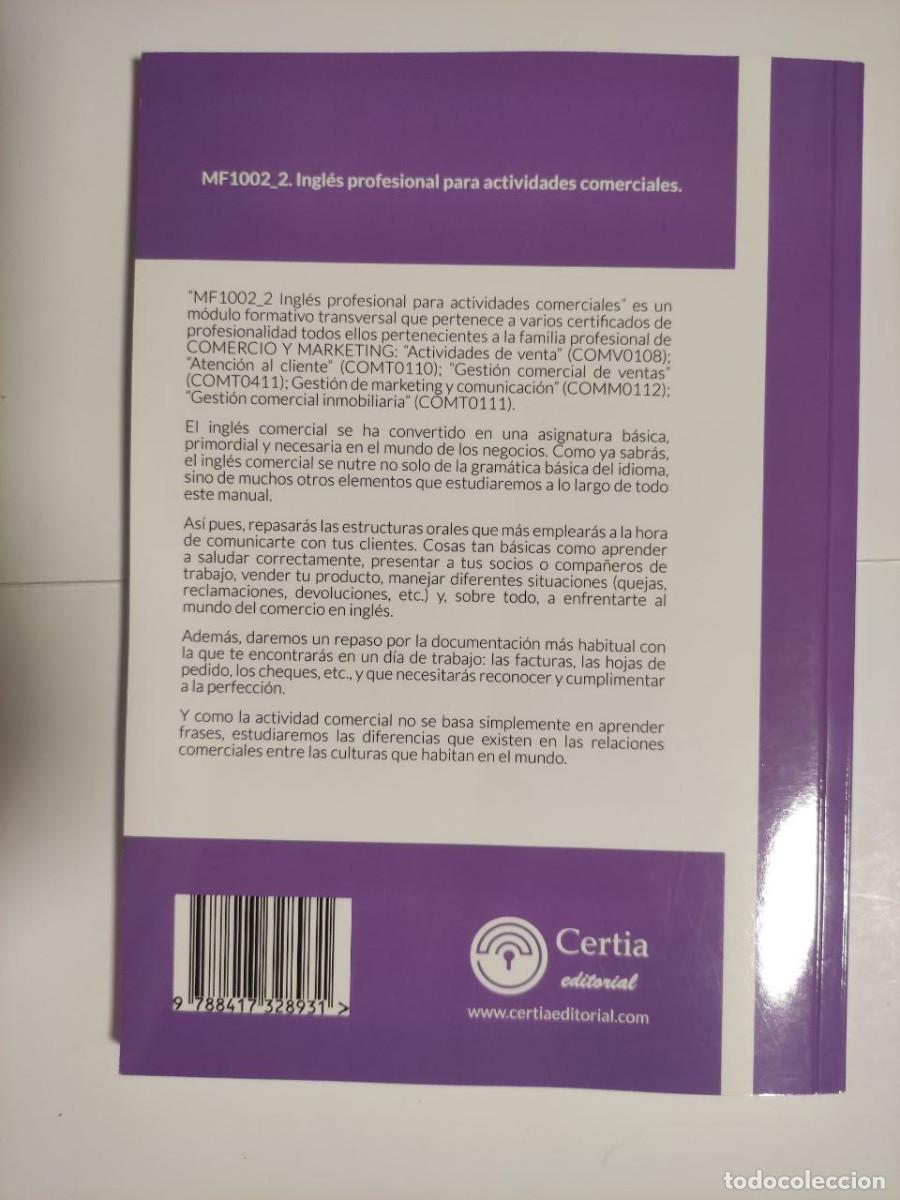 Libros de segunda mano: Ingl&eacute;s profesional para actividades comerciales - Foto 2