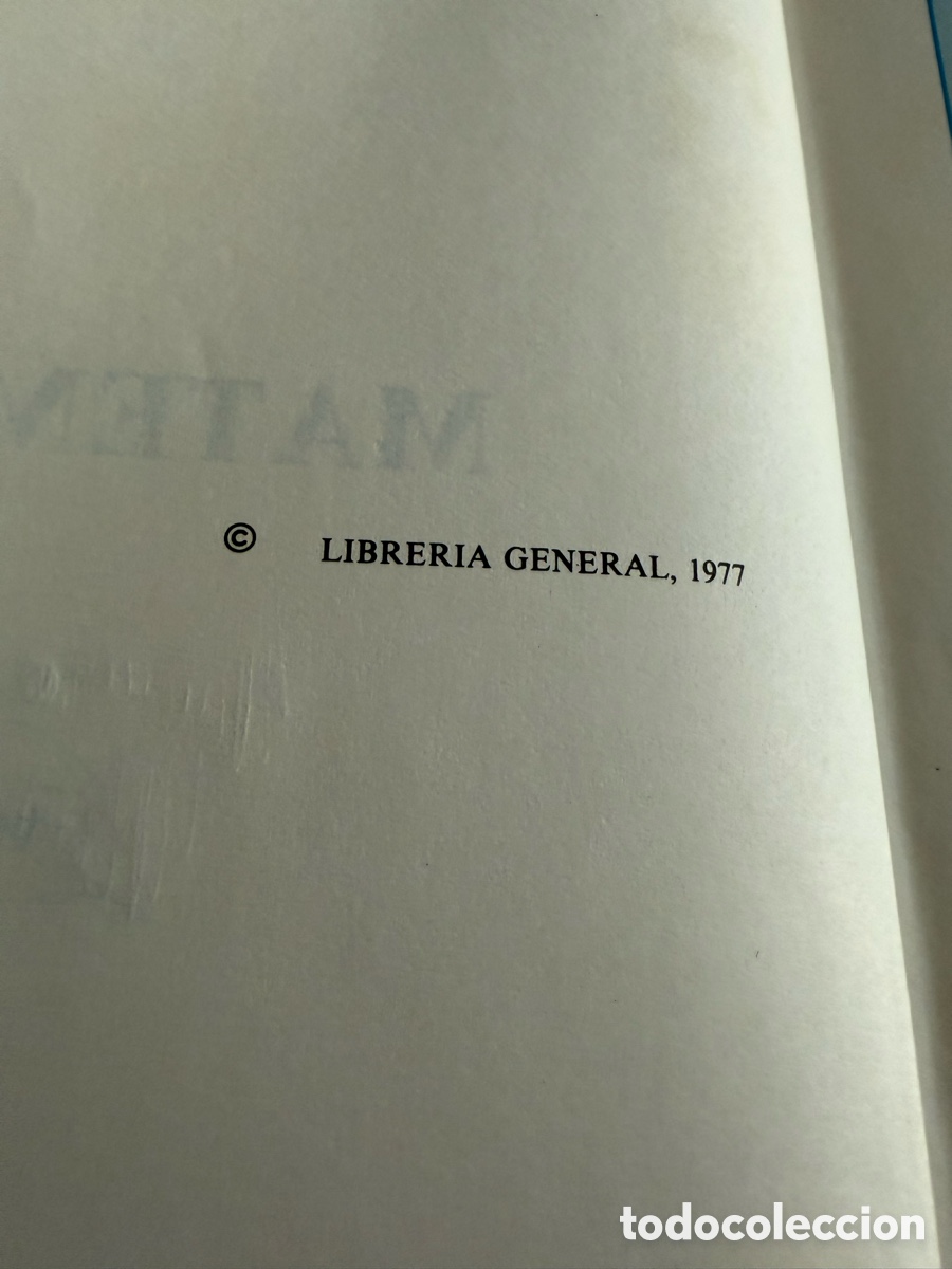 Libros de segunda mano: MATEMATICA 3 BUP / LIBRER&Iacute;A GENERAL ZARAGOZA / / TERRISSE, DAVILA - Foto 3