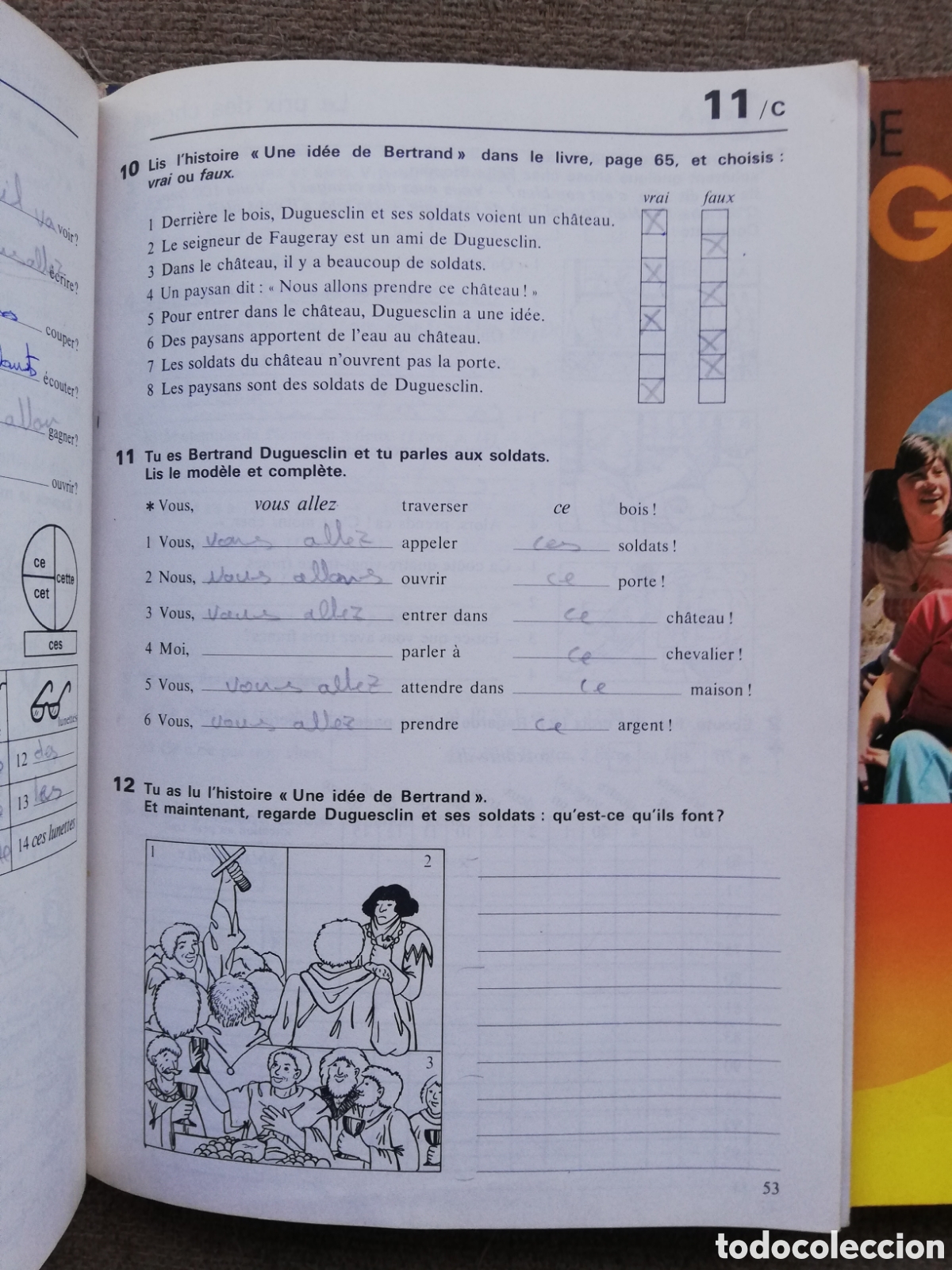 Libros de segunda mano: Methode Orange Fran&ccedil;ais. BUP 1 y 2. Teor&iacute;a y ejercicios. 4 tomos. - Foto 5