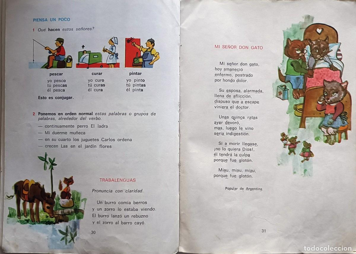 Libros de segunda mano: LIBRO DE TEXTO LENGUAJE 2&ordm; EGB - Edici&oacute;n SM. 1971. Primera Edici&oacute;n - Foto 3