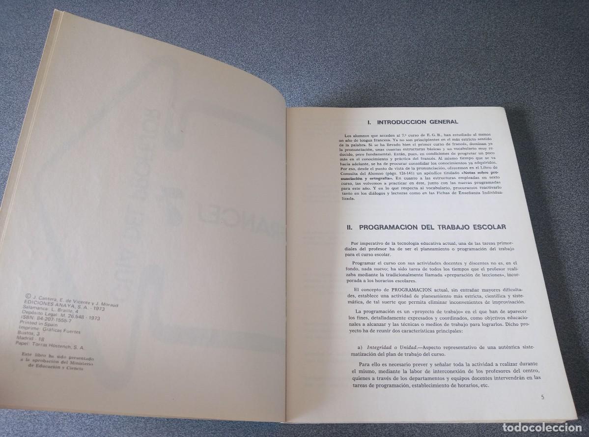 Libros de segunda mano: Frances Gu&iacute;a Del Profesor Anaya - Foto 5
