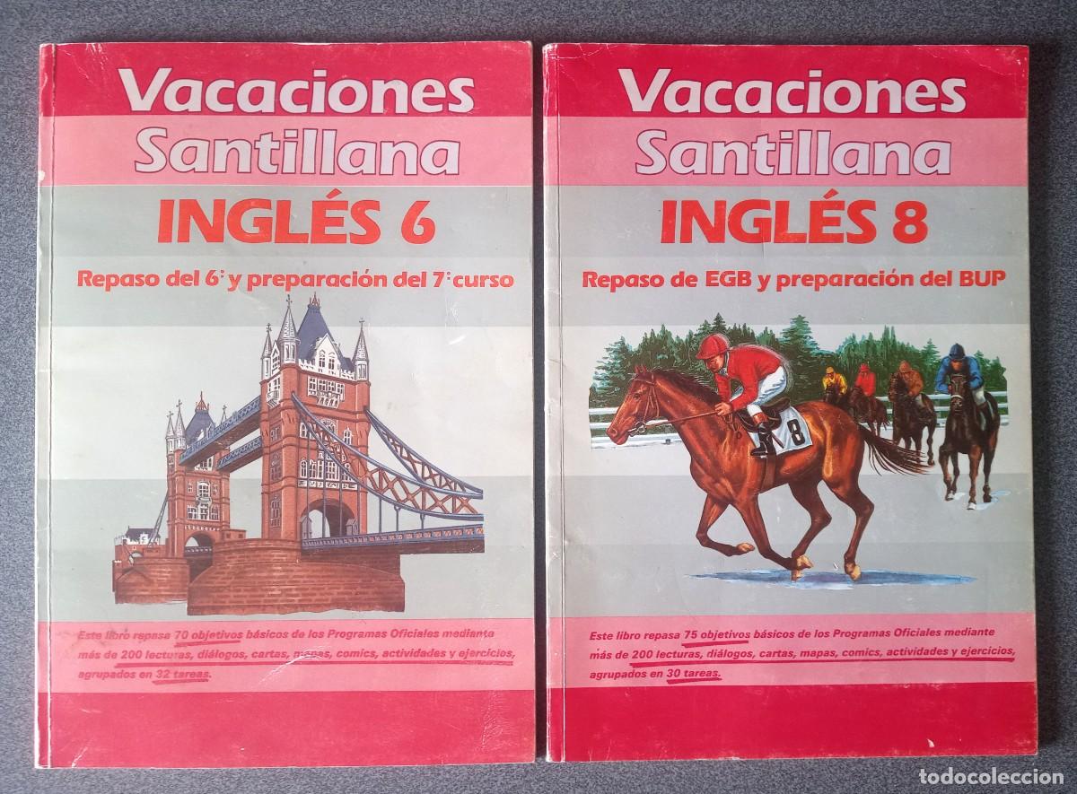 Libros de segunda mano: Lote libros Ingl&eacute;s Vacaciones Santillana - Foto 1