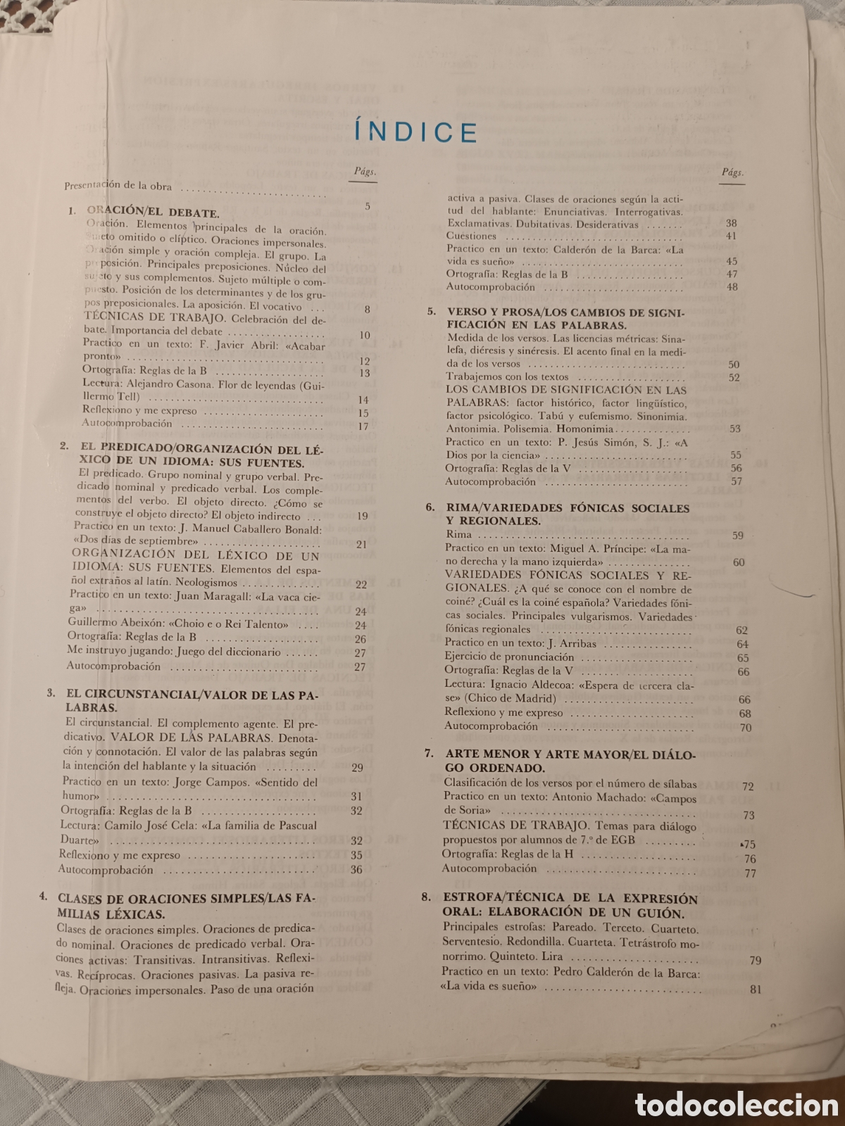 Libros de segunda mano: Lengua Castellana 7 EGB - Foto 3