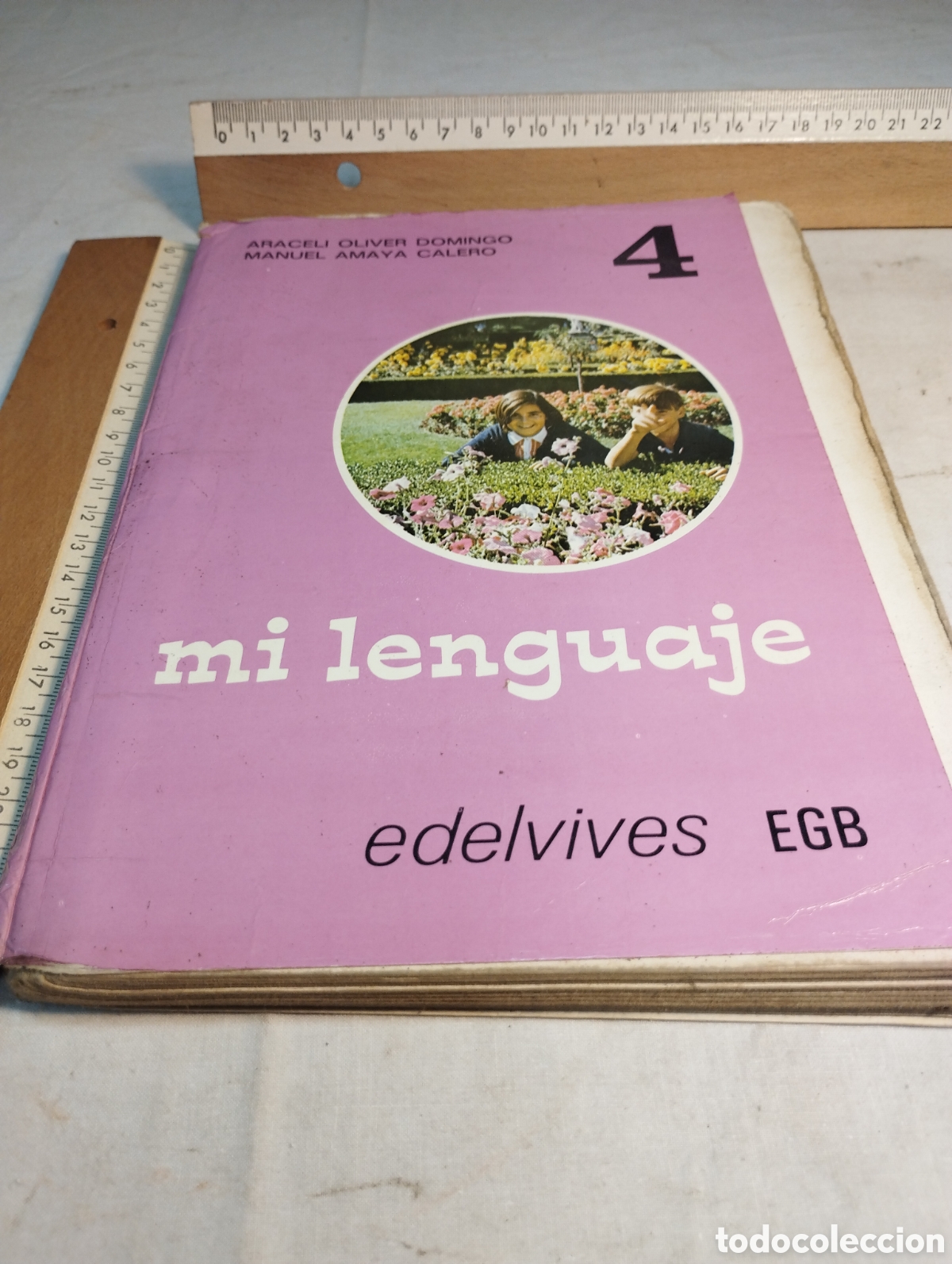 Libros de segunda mano: Mi lenguaje. Edelvives, EGB. 1974 - Foto 1