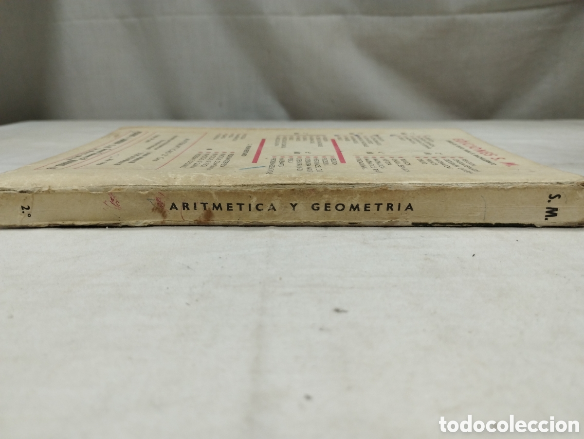 Libros de segunda mano: Matem&aacute;ticas 2&deg;. Editorial SM, 1963 - Foto 3