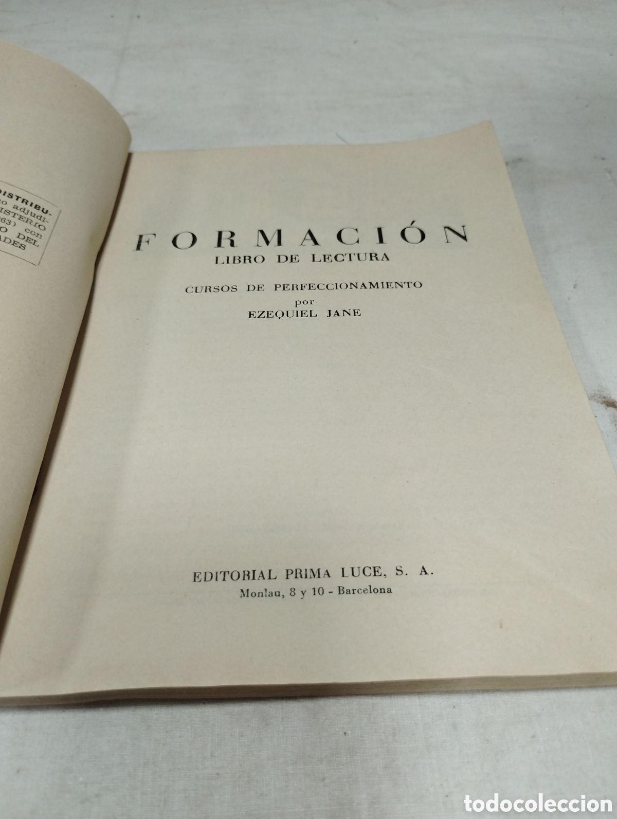 Libros de segunda mano: Formaci&oacute;n. Editorial Prima Luce, 1963 - Foto 2