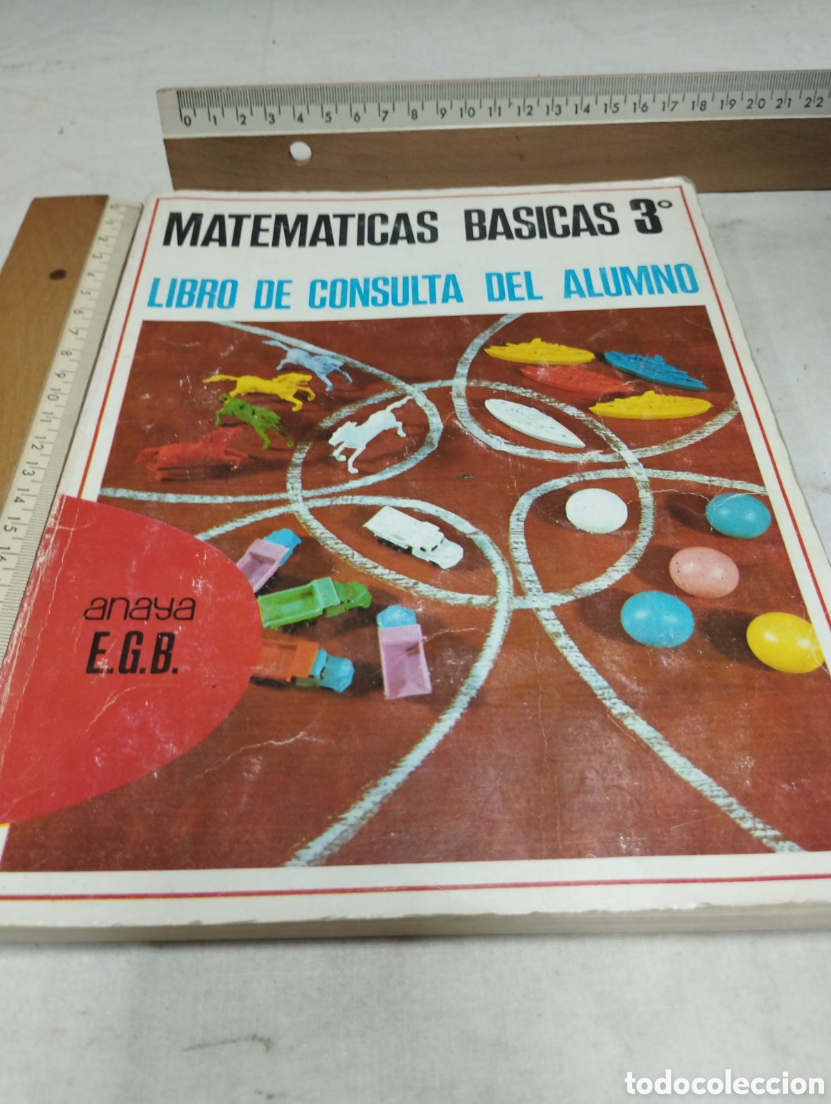 Libros de segunda mano: Matem&aacute;ticas b&aacute;sicas 3&deg; EGB. Libro de consulta del alumno. Editorial Anaya, 1975 - Foto 1