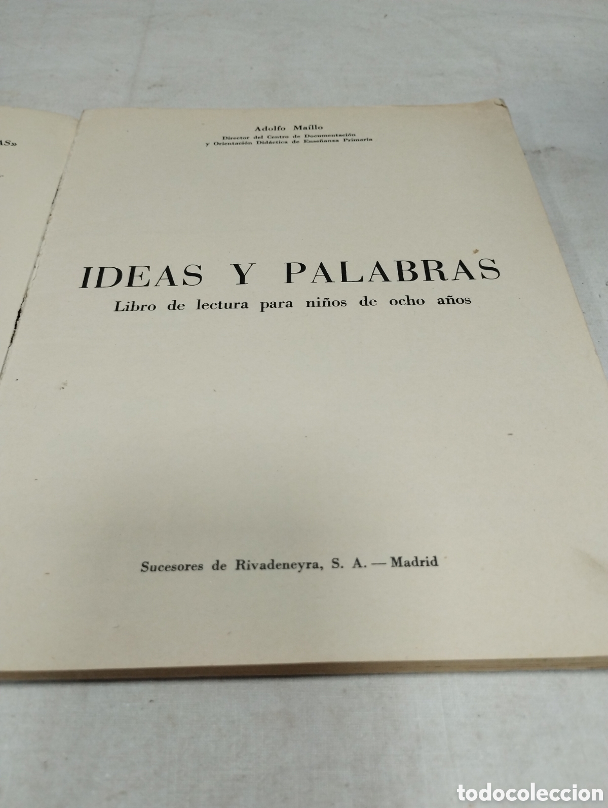 Libros de segunda mano: Ideas y palabras. Adolfo Ma&iacute;llo, 1963 - Foto 2