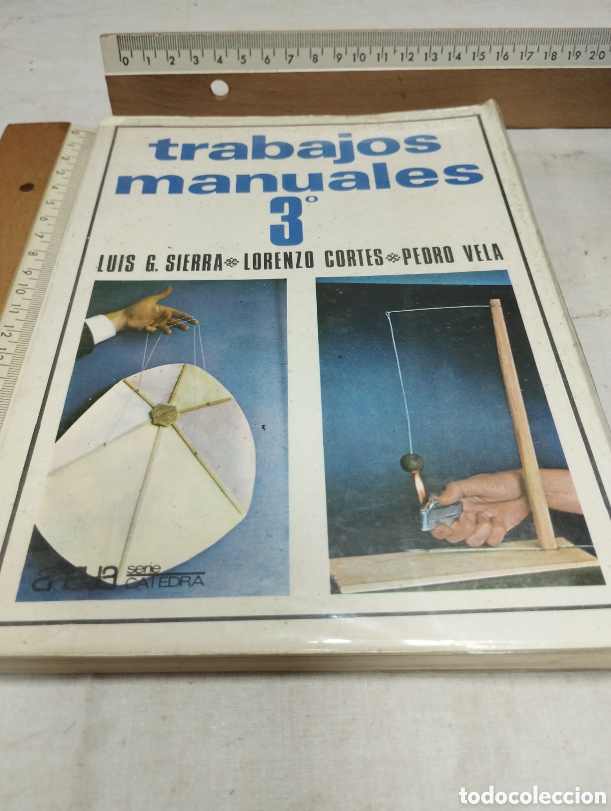 Livros em segunda m&atilde;o: Trabajos manuales, 3&deg; curso. Editorial Anaya, 1971