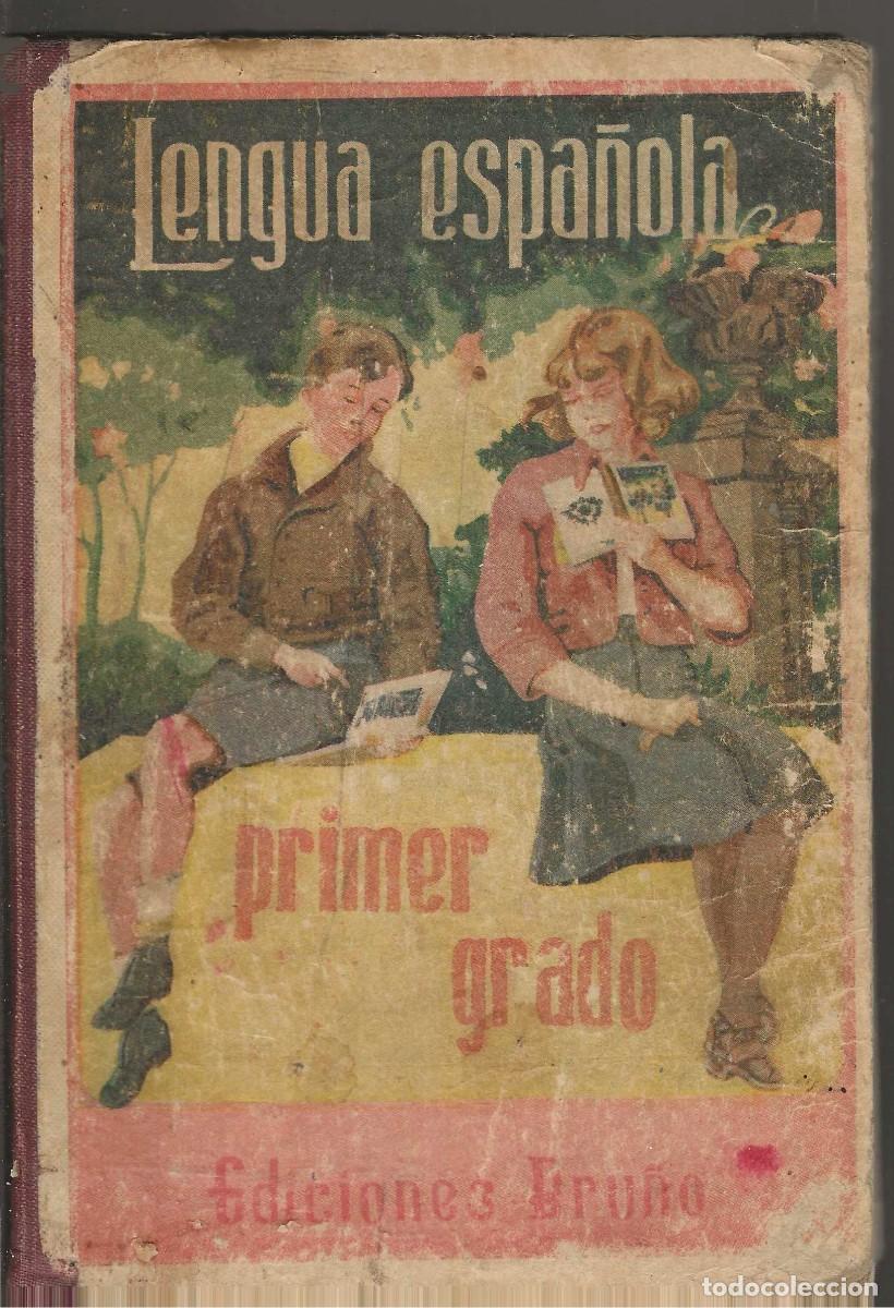 Libros de segunda mano: LENGUA ESPA&Ntilde;OLA 1ER GRADO O CURSO ELEMENTAL EDICIONES BRU&Ntilde;O - Foto 1