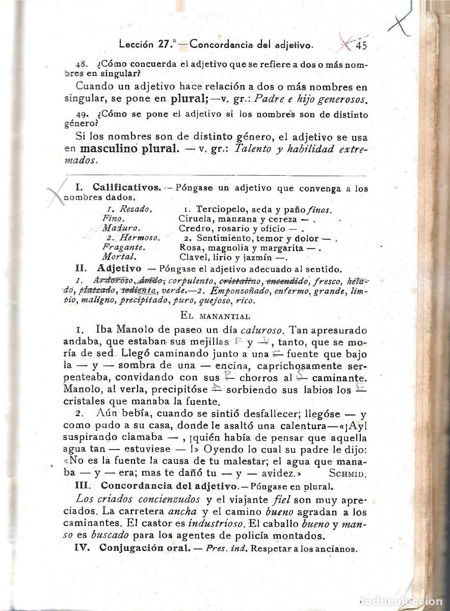 Libros de segunda mano: LENGUA ESPA&Ntilde;OLA 1ER GRADO O CURSO ELEMENTAL EDICIONES BRU&Ntilde;O - Foto 4