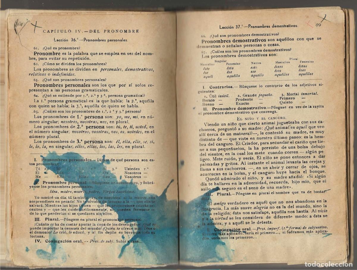 Libros de segunda mano: LENGUA ESPA&Ntilde;OLA 1ER GRADO O CURSO ELEMENTAL EDICIONES BRU&Ntilde;O - Foto 6