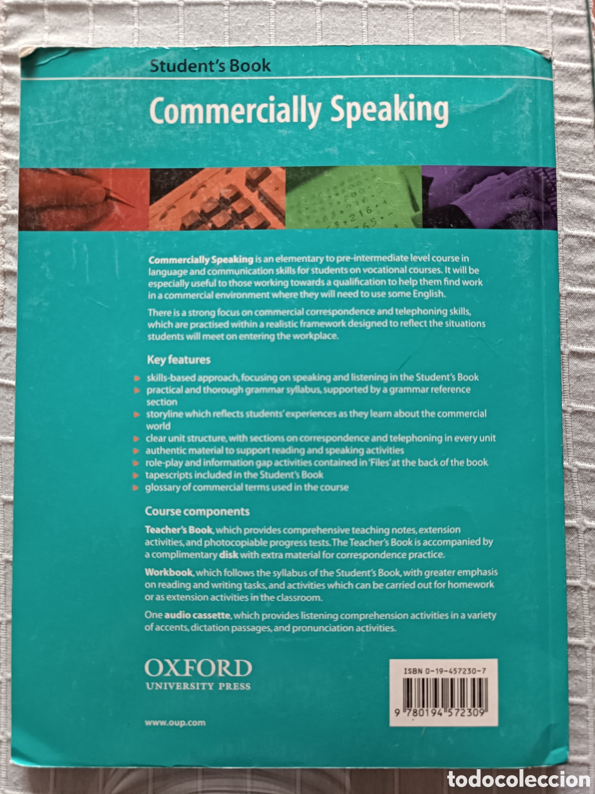 Libros de segunda mano: Commercially Speaking - Foto 2