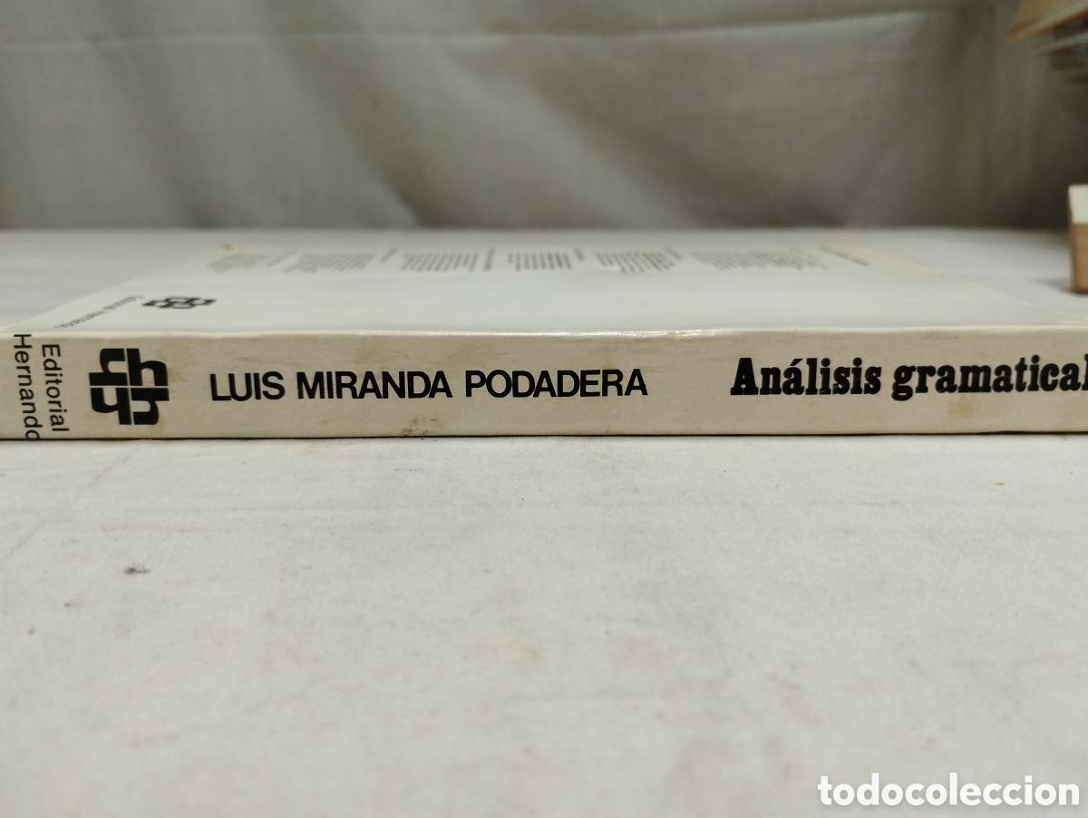 Libros de segunda mano: An&aacute;lisis gramatical. Luis Miranda, 1976 - Foto 3