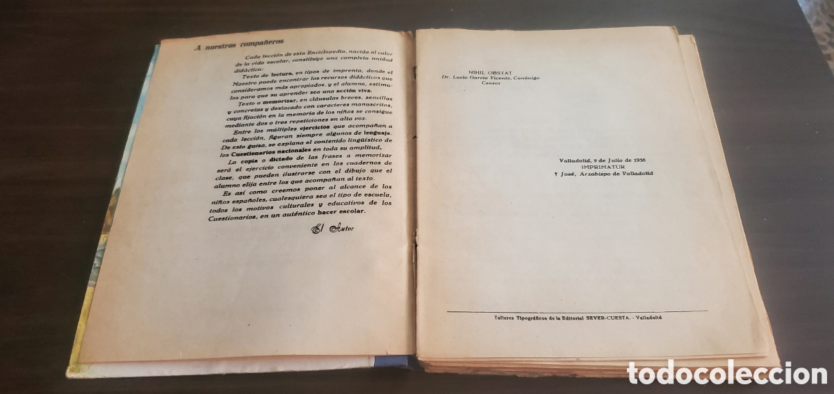 Libros de segunda mano: Ense&ntilde;anza elemental Domingo Gil Vizmanos 1956 - Foto 3