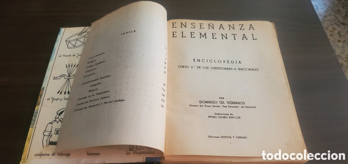 Libros de segunda mano: Ense&ntilde;anza elemental Domingo Gil Vizmanos 1956 - Foto 4