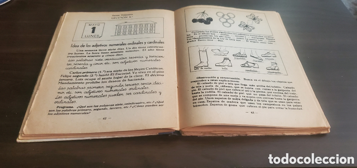 Libros de segunda mano: Ense&ntilde;anza elemental Domingo Gil Vizmanos 1956 - Foto 6