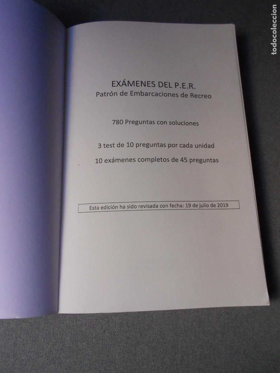 Libros de segunda mano: EXAMENES DEL PER. PATRON DE EMBARCACIONES DE RECREO - Foto 2