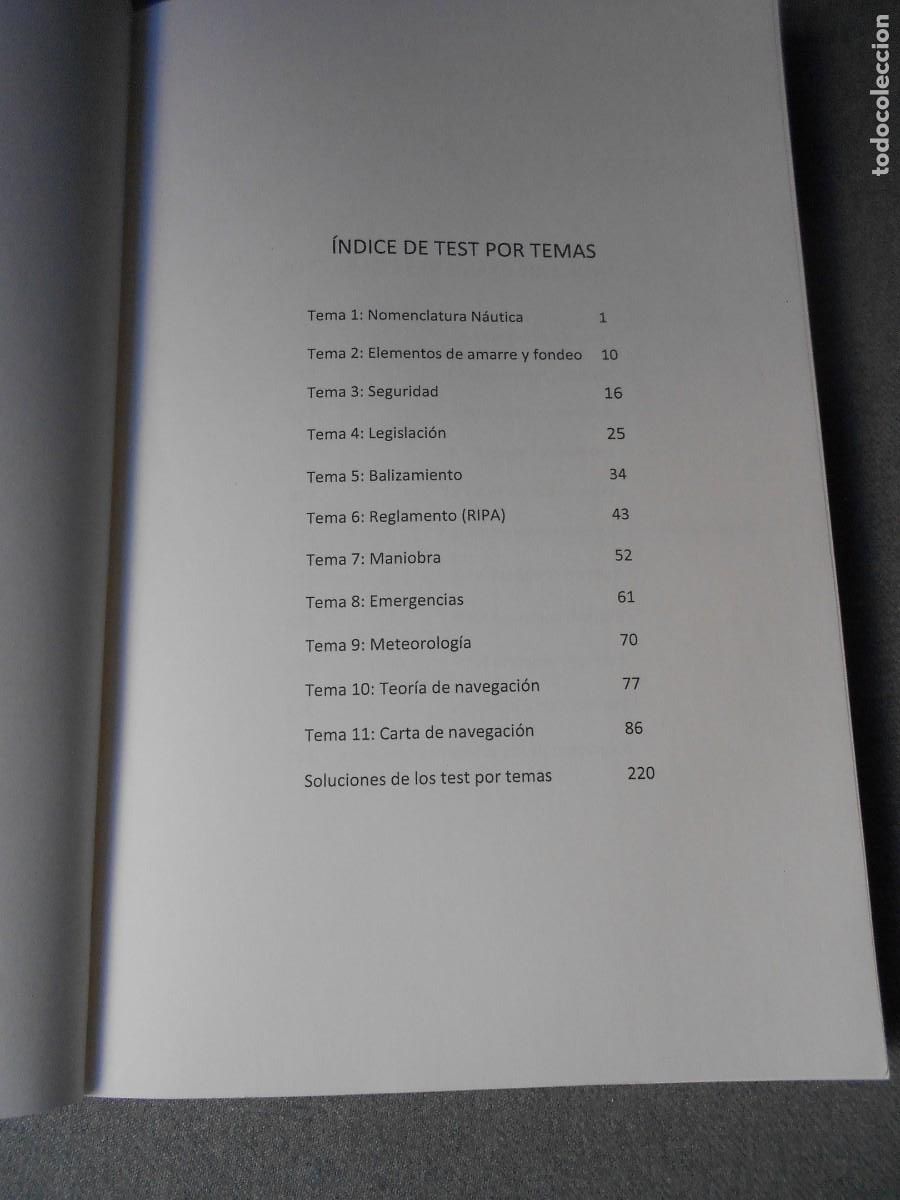 Libros de segunda mano: EXAMENES DEL PER. PATRON DE EMBARCACIONES DE RECREO - Foto 3
