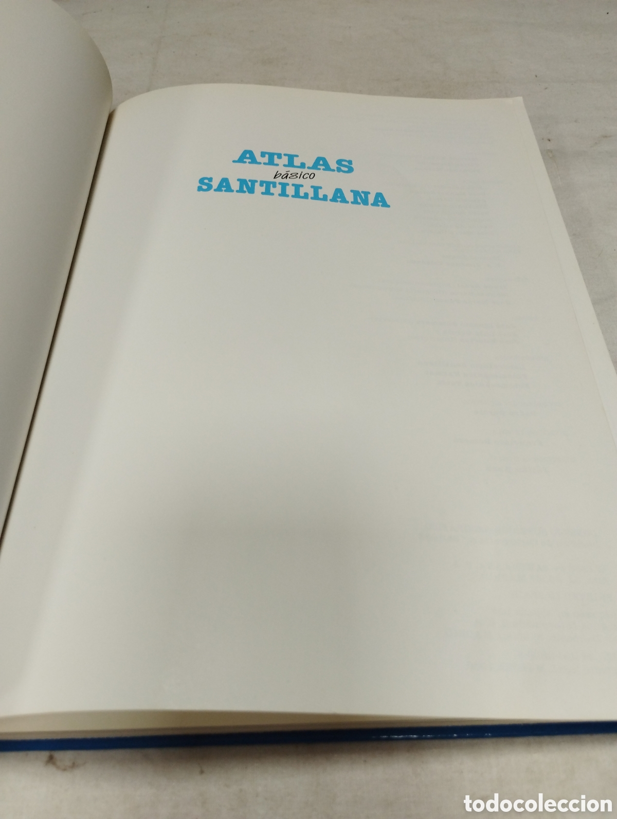 Libros de segunda mano: Atlas b&aacute;sico. Editorial Santillana, 1986 - Foto 2