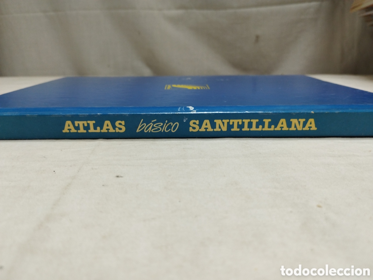 Libros de segunda mano: Atlas b&aacute;sico. Editorial Santillana, 1986 - Foto 4