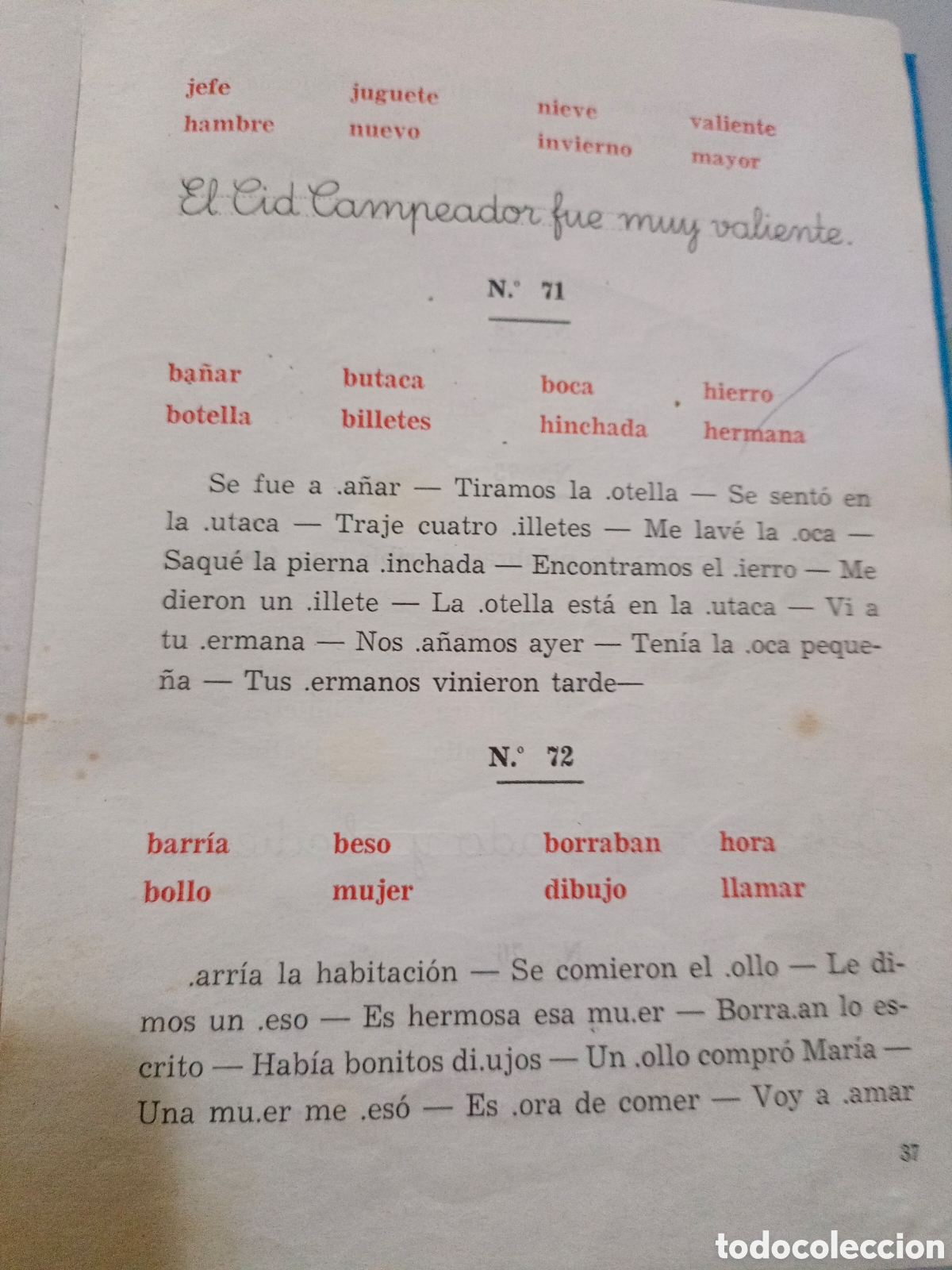 Libros de segunda mano: Dictaditos 1 y 2 curso - Foto 2