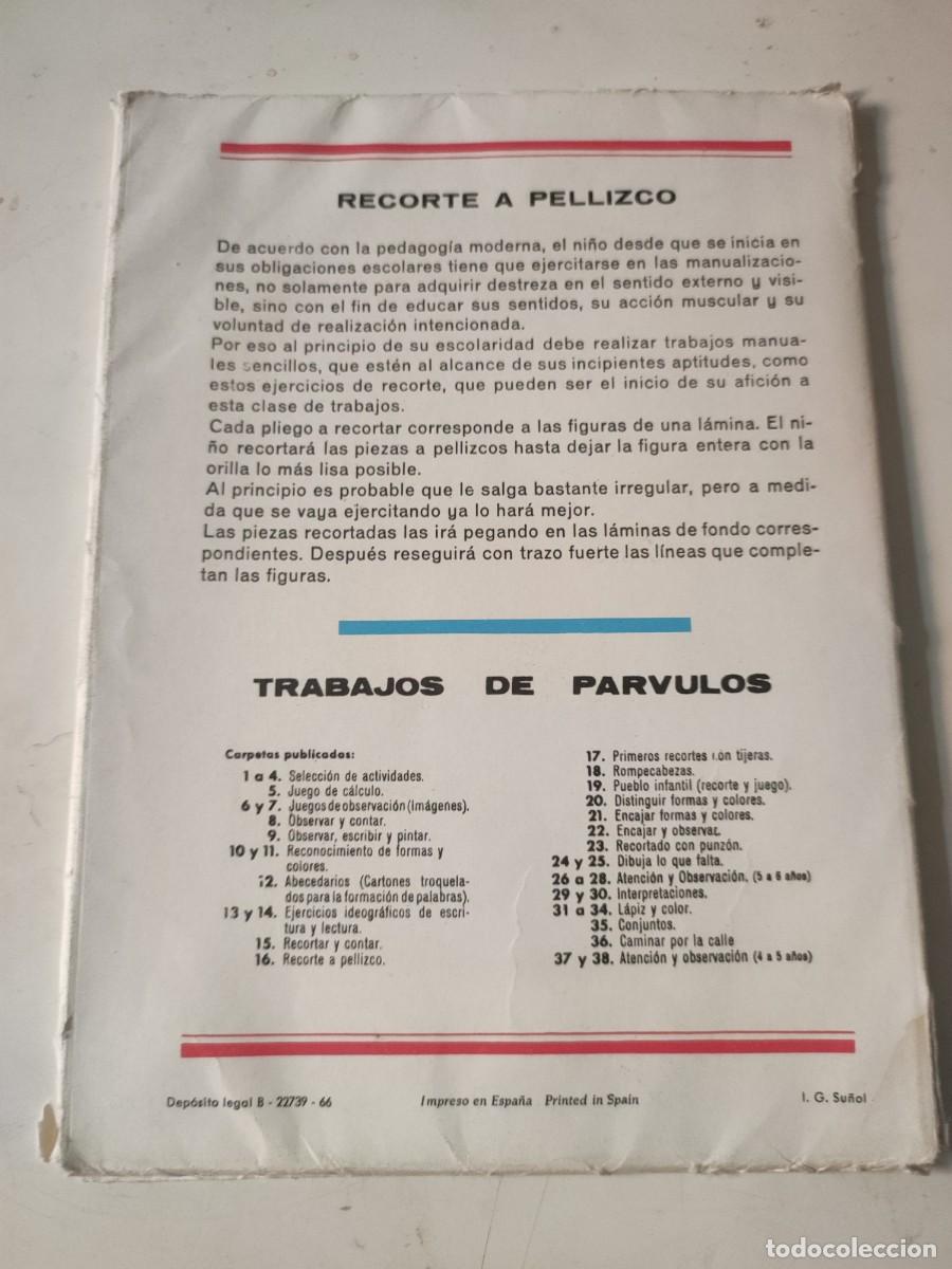 Libros de segunda mano: Trabajos de p&aacute;rvulos. Recorte a pellizco - Foto 2