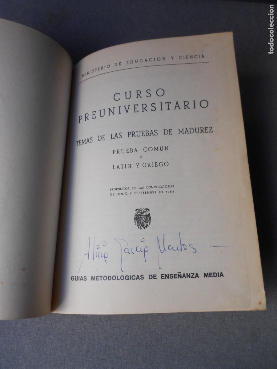 Libros de segunda mano: CURSO PREUNIVERSITARIO. LATIN Y GRIEGO - Foto 3