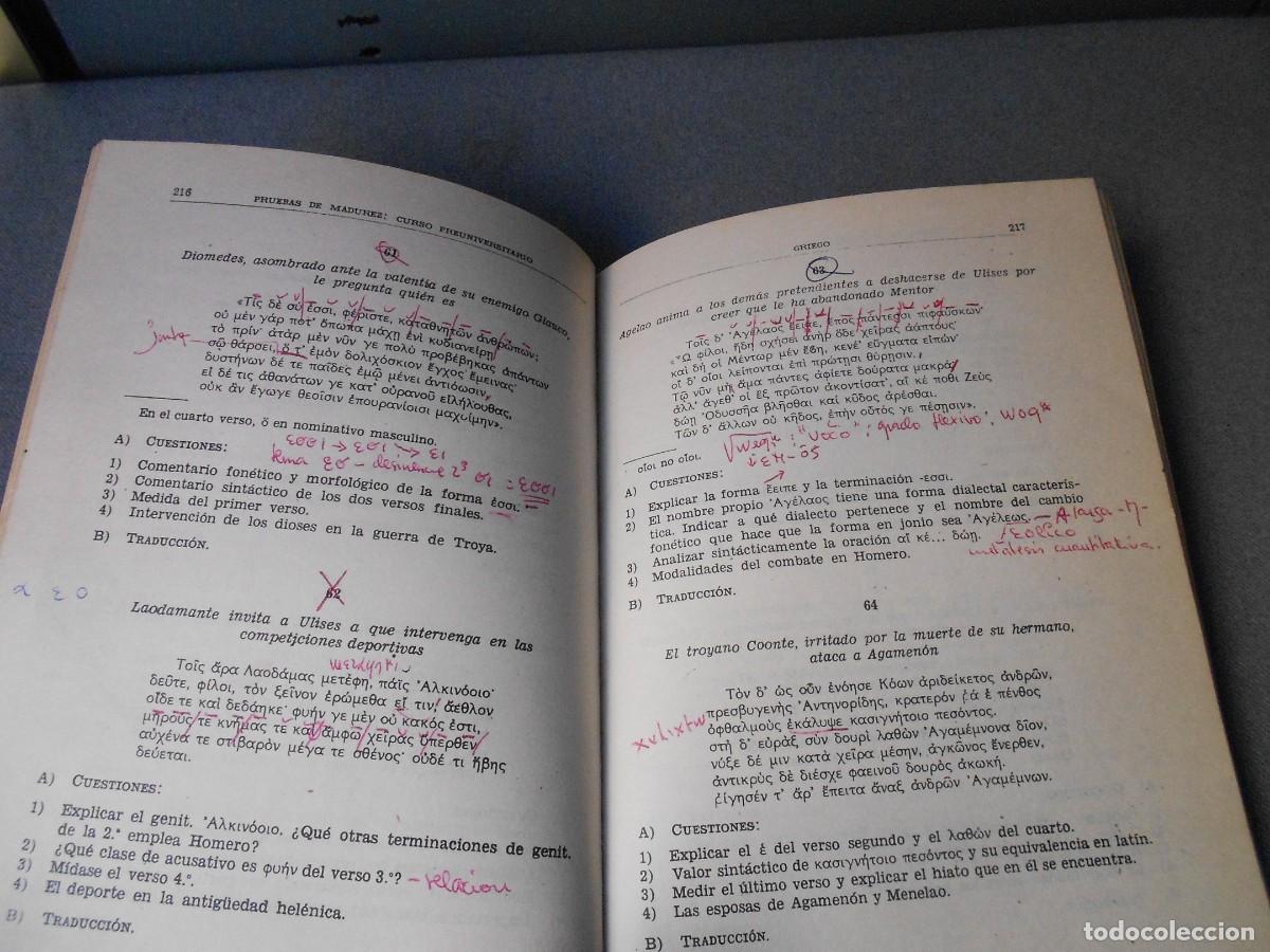 Libros de segunda mano: CURSO PREUNIVERSITARIO. LATIN Y GRIEGO - Foto 5